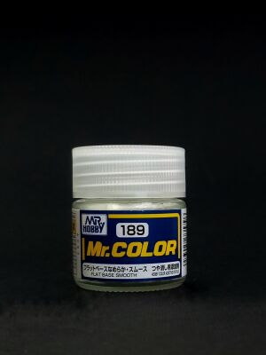 Flat Base Smooth, Mr. Color solvent-based paint 10 ml. (Матовая Основа Гладкая) детальное изображение Нитрокраски Краски