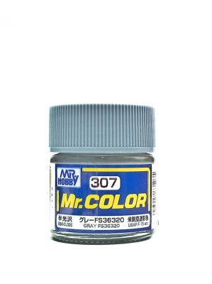 Gray FS36320 semigloss, Mr. Color solvent-based paint 10 ml. (FS36320 Сірий напівматовий) детальное изображение Нитрокраски Краски