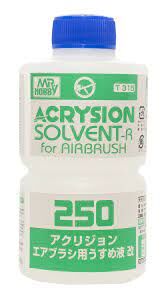 Acrysion Solvent - R for Airbrush (250 ml) / Растворитель для акриловой краски под аэрограф детальное изображение Растворители Модельная химия