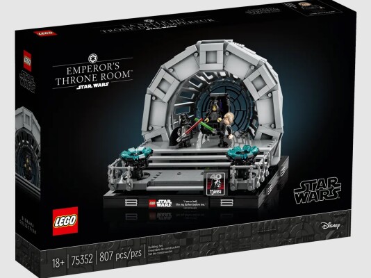 Конструктор LEGO Star Wars Диорама «Тронный зал императора» 75352 детальное изображение Star Wars Lego