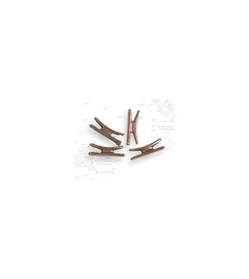METAL CLEAF 13mm (6 u.) - Металлический клин детальное изображение Аксессуары для дерева Модели из дерева