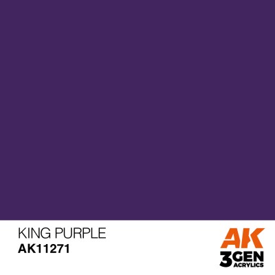Acrylic paint KING PURPLE – COLOR PUNCH AK-interactive AK11271 детальное изображение General Color AK 3rd Generation