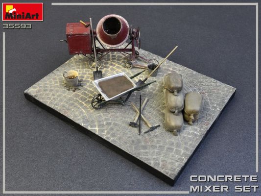 Concrete Mixer Set детальное изображение Аксессуары 1/35 Диорамы