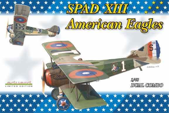 Spad XIII American Aces DUAL COMBO 1/48 детальное изображение Самолеты 1/48 Самолеты
