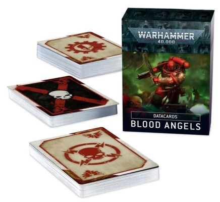 DATACARDS: BLOOD ANGELS (ENGLISH) детальное изображение Кровавые Ангелы WARHAMMER 40,000