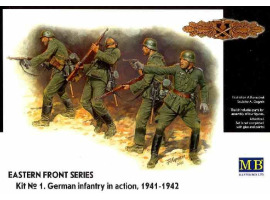 обзорное фото Німецька піхота в дії 1941-1942 Фігури 1/35