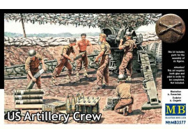 обзорное фото Us artillery crew model figures Figures 1/35