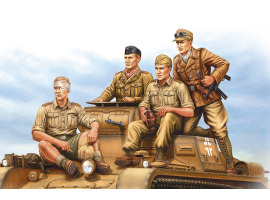 обзорное фото German Tropical Panzer Crew Figures 1/35