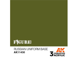 Акрилова фарба RUSSIAN UNIFORM BASE – РОСІЙСЬКА УНІФОРМА FIGURE АК-інтерактив AK11430