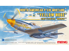 обзорное фото Збірна модель 1/48 Північноамериканський P-51D Mustang `Жовтий ніс` Meng LS-009 Літаки 1/48