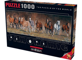 обзорное фото Puzzle Free time - Horses in free time 1000pcs 1000 items