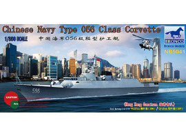 обзорное фото Збірна модель 1/350 Ракетний корвет типу 056 ВМС Китаю Хуейчжоу/Циньчжоу Бронко NB5041 Флот 1/350