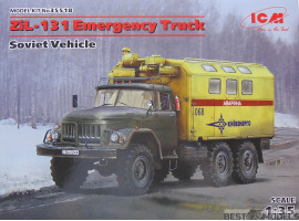 обзорное фото Scale model 1/35 Soviet technical assistance vehicle ZIL-131 ICM 35518 Cars 1/35