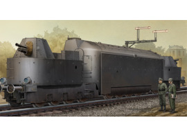 обзорное фото Scale model 1/35 of the German armored train PanzerTriebwagen Nr.16 Trumpeter 00223 Railway 1/35