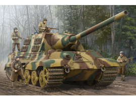 обзорное фото Сборная модель 1/16 Немецкий тяжелый танк Sd.Kfz.186 Jagdtiger Trumpeter 00923. Бронетехника 1/16