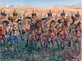 обзорное фото British Light Cavalry 1815 Figures 1/72