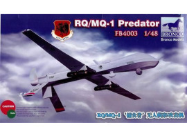 обзорное фото Scale model 1/48 American RQ/MQ-1 Predator (UAV) Bronco 4003 Unmanned aerial vehicle