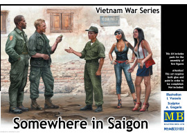обзорное фото "Somewhere in Saigon, Vietnam War Series" Figures 1/35