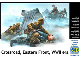обзорное фото "Crossroad, Eastern Front, WWII era"           Figures 1/35