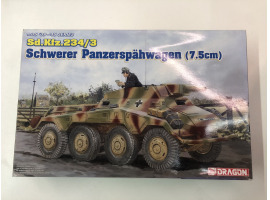 обзорное фото Sd.Kfz.234/3 Schwere Panzerspahwagen (7,5 см) + 1/35 Німецький важкий броньований автомобіль Sd.kfz.234/3 часів Другої світової війни Комплекти