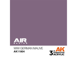 обзорное фото Акрилова фарба WWI German Mauve / Німецький фіолетовий WWI AIR АК-interactive AK11804 AIR Series