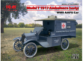 обзорное фото Model T 1917 Ambulance (early) Cars 1/35