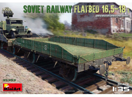 обзорное фото Railway platform 16.5-18t. Railway 1/35