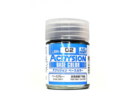 обзорное фото Acrysion Base Color (18 ml) Base Grey / Акриловая краска (Базовый серый) Acrylic paints