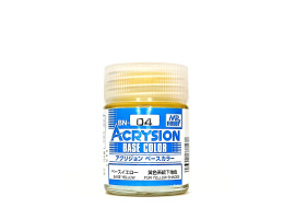обзорное фото Acrysion Base Color (18 ml) Base Yellow / Акриловая краска (Базовый желтый) Acrylic paints