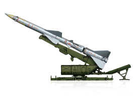 обзорное фото Сборная модель ракеты Sam-2 с кабиной пусковой установки. Артиллерия 1/72