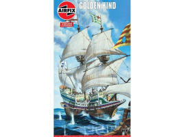 обзорное фото Scale model 1/72 Golden Hind Galleon with Airfix Figures A09258V Sailing vessel