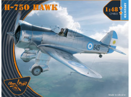 Scale model 1/48 aircraft H-75O Hawk Clear Prop 4803