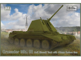 обзорное фото Сборная модель Crusader Mk.III – British Anti Air Tank Mk.I with 40mm Bofors Gun Бронетехника 1/72