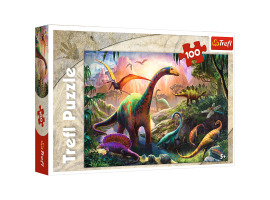 обзорное фото Puzzles planet of dinosaurs 100 pcs 100 items