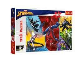обзорное фото Puzzles Upside down: Marvel Spiderman 100pcs 100 items