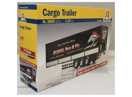 обзорное фото Збірна модель 1/24 Вантажний причіп (Cargo Trailer) Italeri 3885 Вантажівки / причепи