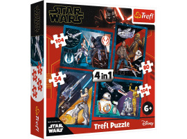 обзорное фото Puzzles 4 in 1: Feel the power - Star Wars, episode Puzzle sets