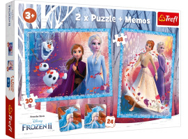 обзорное фото Puzzles 2in1+Memo: Mystic Land: Frozen Heart 2 Puzzle sets