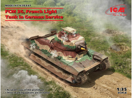 обзорное фото FCM 36 French Light Tank in German Service Armored vehicles 1/35