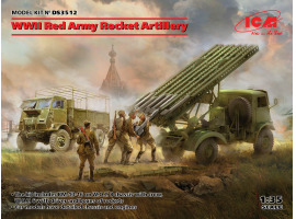 обзорное фото Assembly model 1/35 rocket artillery of the Red Army ICMDS3512 Multiple launch rocket system