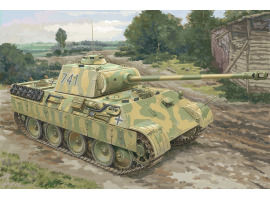 обзорное фото Збірна модель німецького Sd.Kfz.171 Pz.Kpfw.Ausf A Бронетехніка 1/48