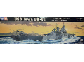 обзорное фото Збірна модель корабля США Айова BB-61 Флот 1/350