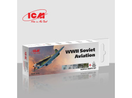 Набір акрилових фарб для радянської авіації ВВВ