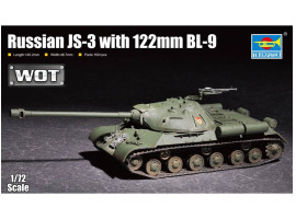 обзорное фото Assembly model 1/72 soviet tank IS-3 with 122mm BL-9 Trumpeter 07163 Armored vehicles 1/72