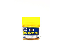 Clear Yellow gloss, Mr. Color solvent-based paint 10 ml / Прозрачный жёлтый глянцевый
