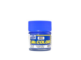 обзорное фото Cobalt Blue gloss, Mr. Color solvent-based paint 10 ml. (Кобальт Синій глянсовий) Нітрофарби