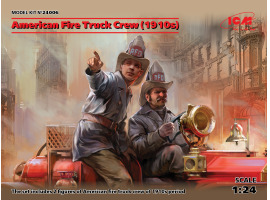 обзорное фото American Fire Truck Crew (1910s) 2 figures / Экипаж американской пожарной машины_2 фигуры Фигуры 1/24