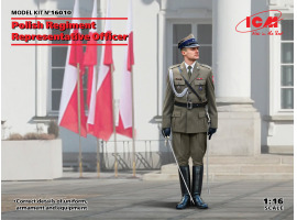 обзорное фото Polish Regiment Representative Officer Figures 1/16