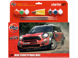 обзорное фото Scale model 1/32 Mini Countryman WRC Model Car Starter Kit Airfix A55304A Cars 1/32