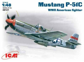 обзорное фото Mustang P-51C Літаки 1/48